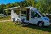 camper sur terrain de camping Drome 