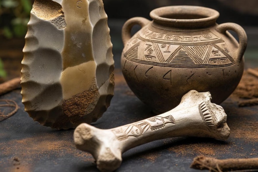 objets préhistoires Musée de la Préhistoire du Vercors